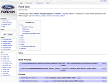 Tablet Screenshot of ford-wiki.com